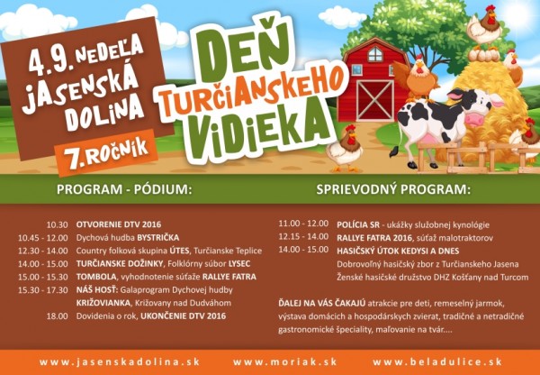 den turc vidieka 2016 program