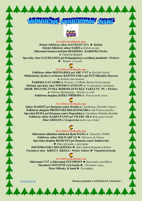 vianocne programy 2016 page 0