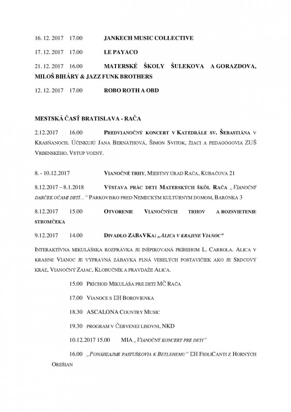 Vianocna Bratislava 2017 program page 007