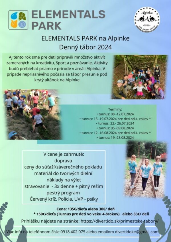 Denný tábor na  Alpinke