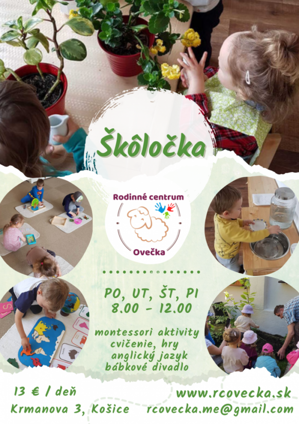 Kurzy pre deti v Rodinnom centre Ovečka